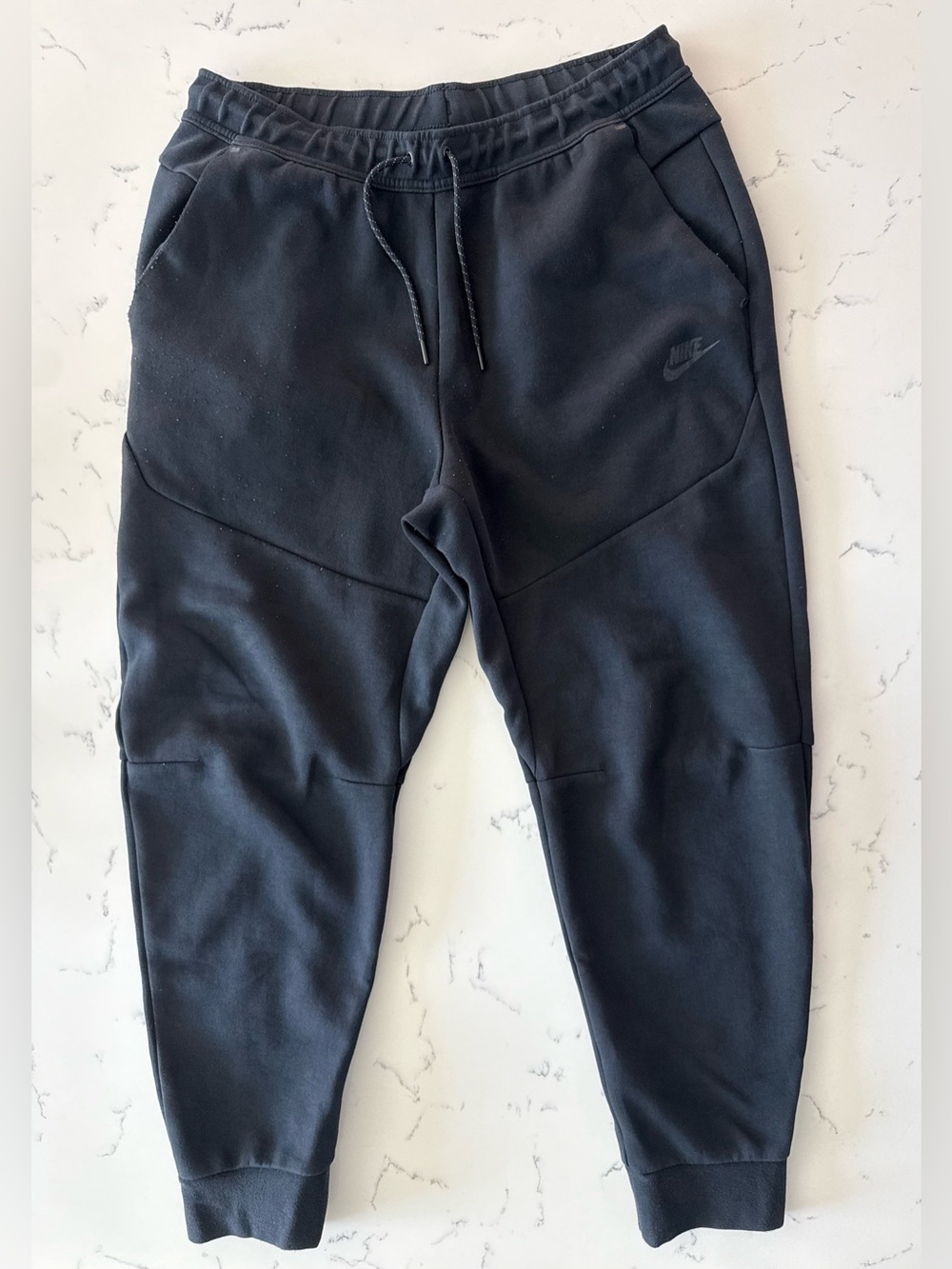 Nike Tech Men's Fleece Joggers Black size Large adult bottoms pants